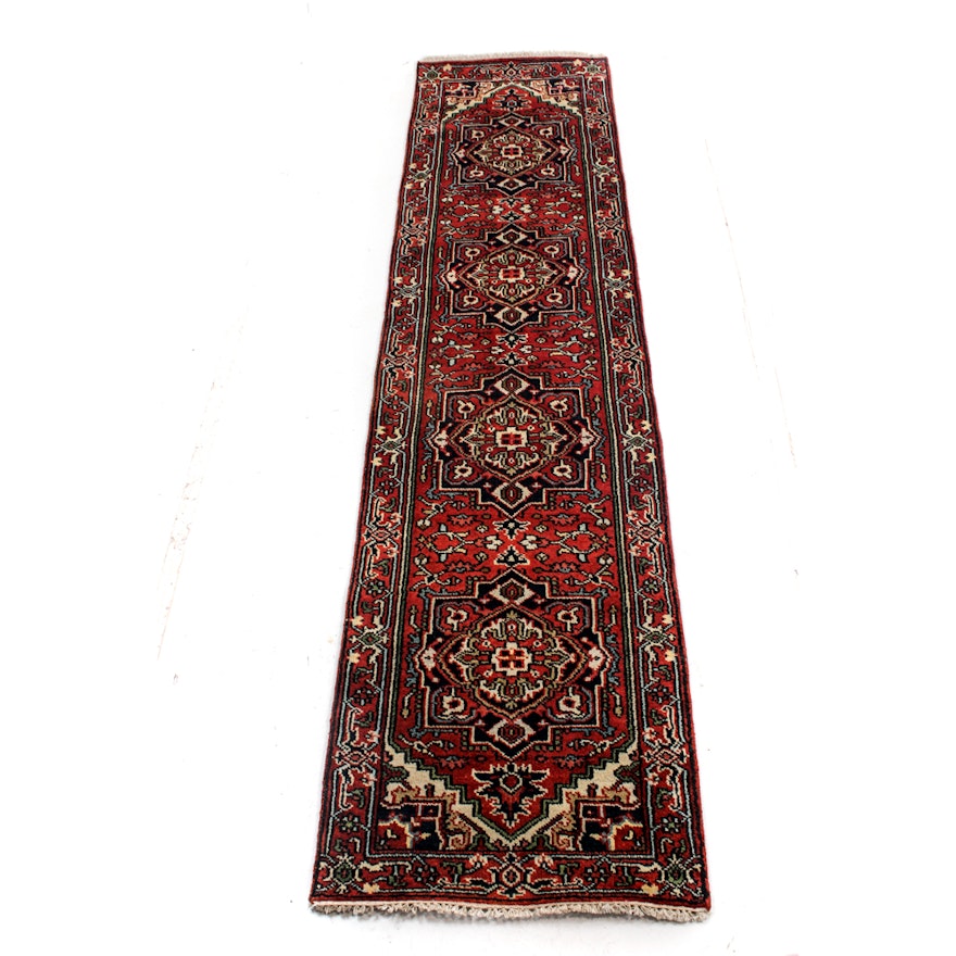 Hand-Knotted Persian Bakshaish Heriz Runner