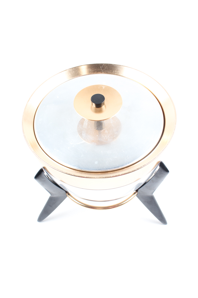 Mid Century Modern "Atomic Bullet" Ice Bucket