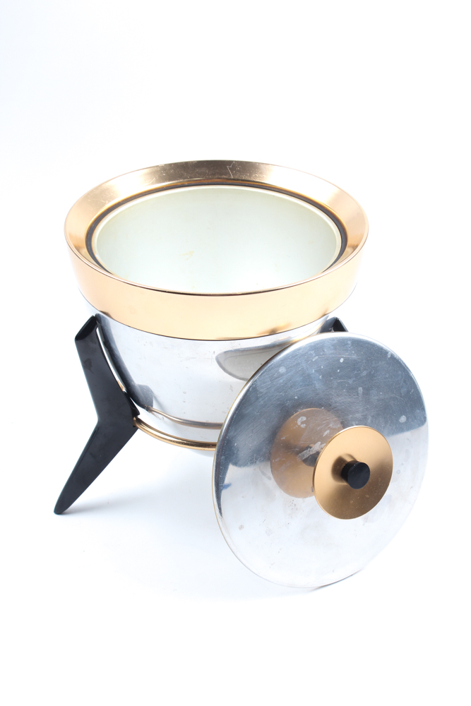 Mid Century Modern "Atomic Bullet" Ice Bucket