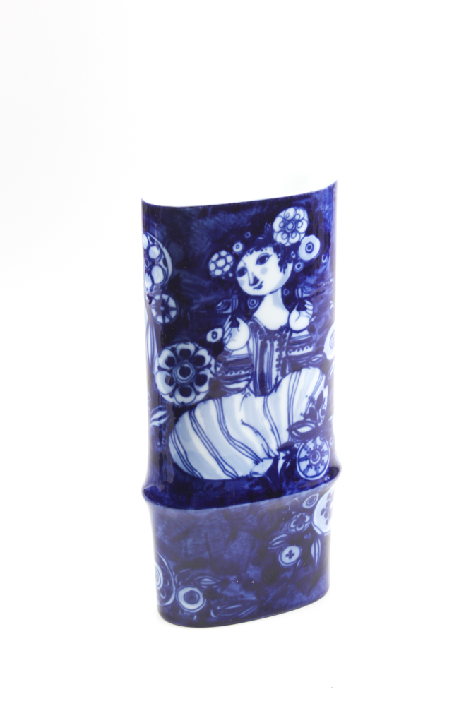 Original Bjorn Wiinblad Hand-Painted Vase