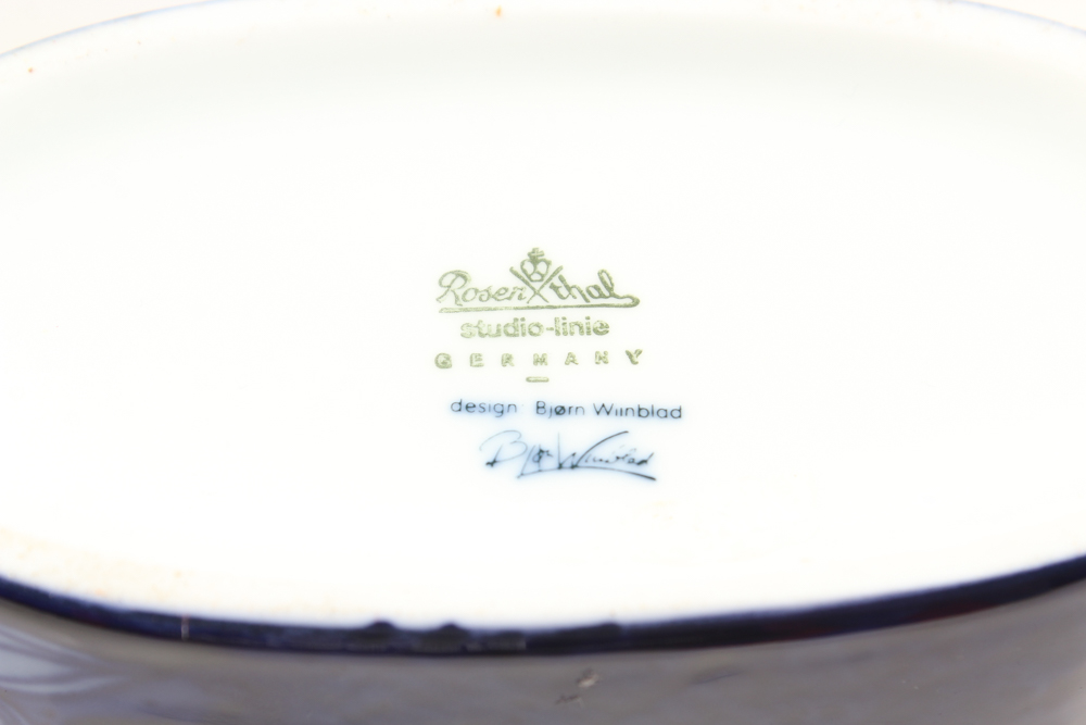 Original Bjorn Wiinblad Hand-Painted Vase