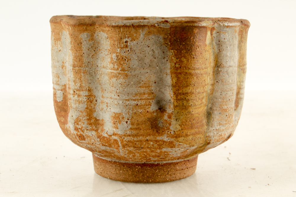 John Tuska Art Pottery Fluted Vessel