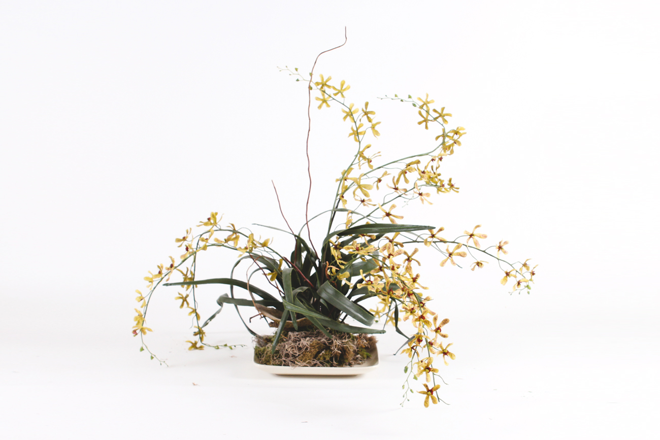 Three Silk Floral Arrangements