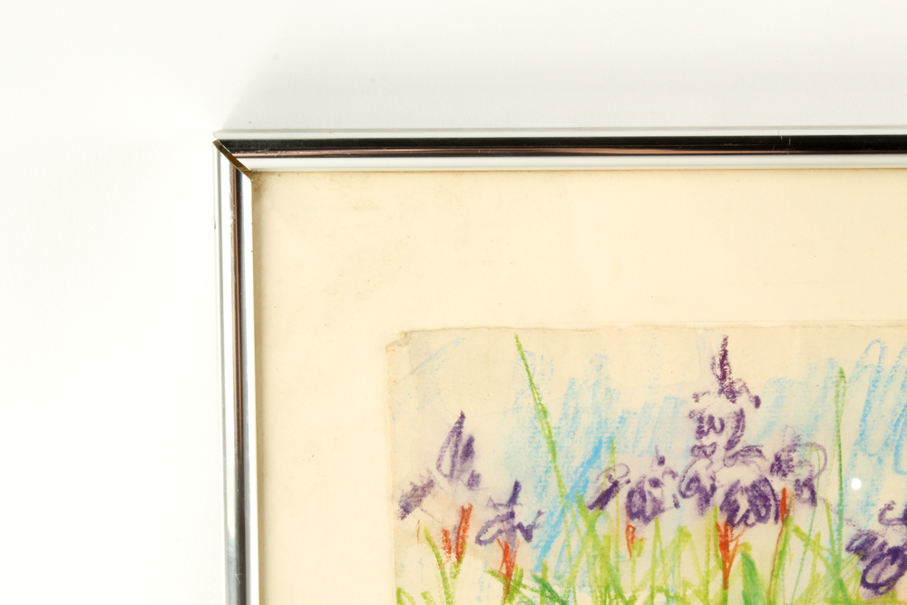 John Tuska Color Drawing on Paper Quadriptych