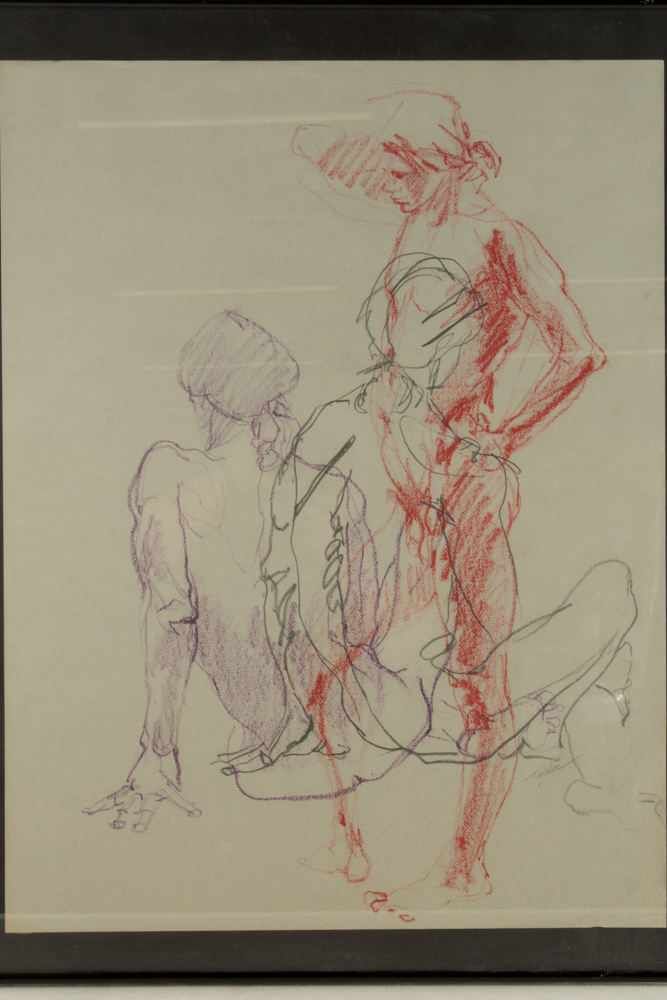 John Tuska Drawing on Paper Female Study