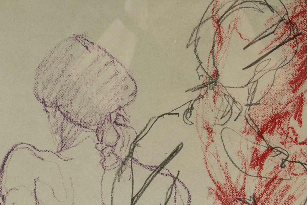 John Tuska Drawing on Paper Female Study