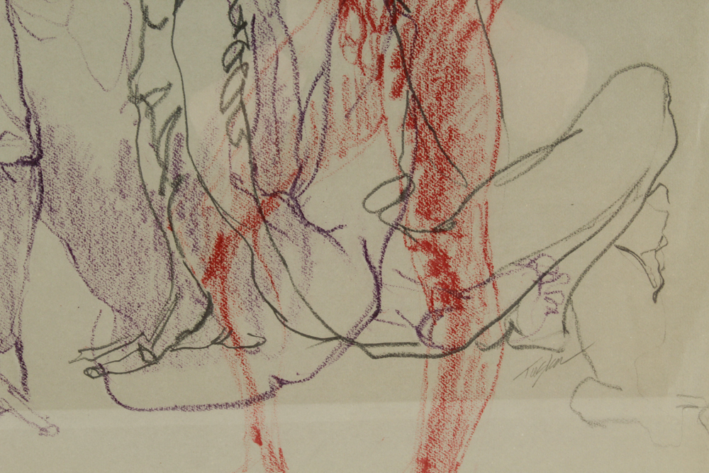 John Tuska Drawing on Paper Female Study