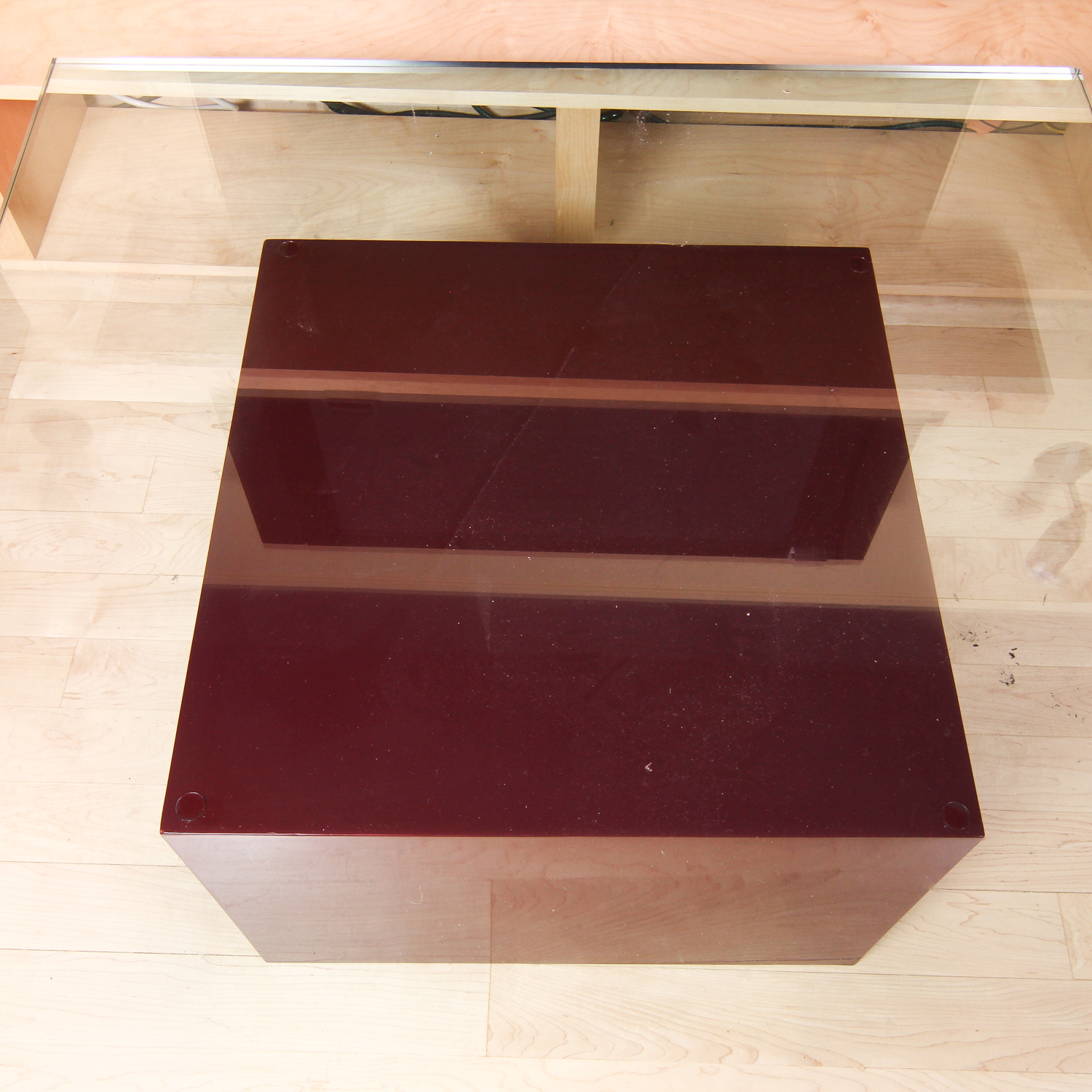 Modern Glass Top Coffee Table