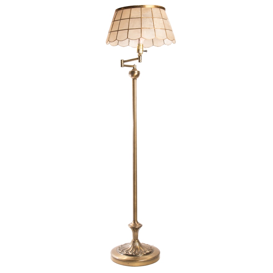 Vintage Swing Arm Floor Lamp