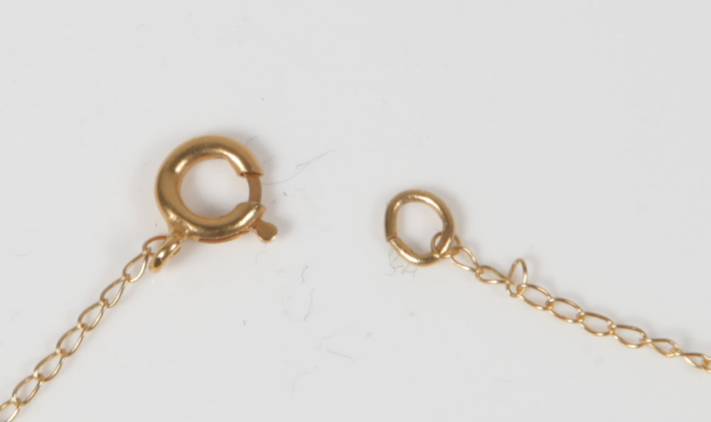 14K Yellow Gold and Jadeite Jade Demi Parure