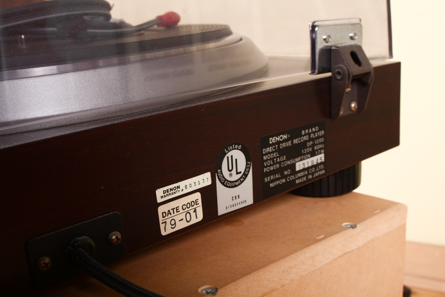 Denon Record Player