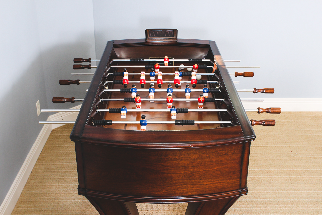Wooden Digital Scorekeeping Foosball Table