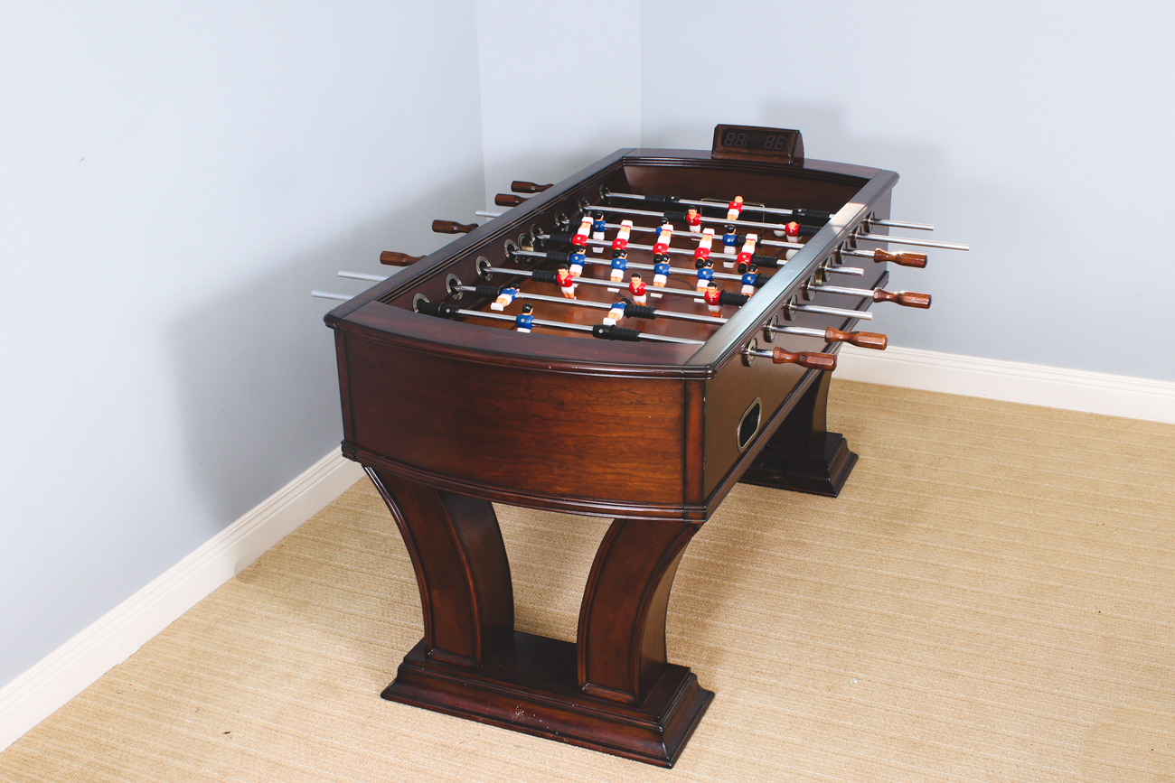Wooden Digital Scorekeeping Foosball Table