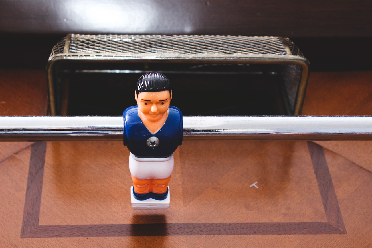 Wooden Digital Scorekeeping Foosball Table