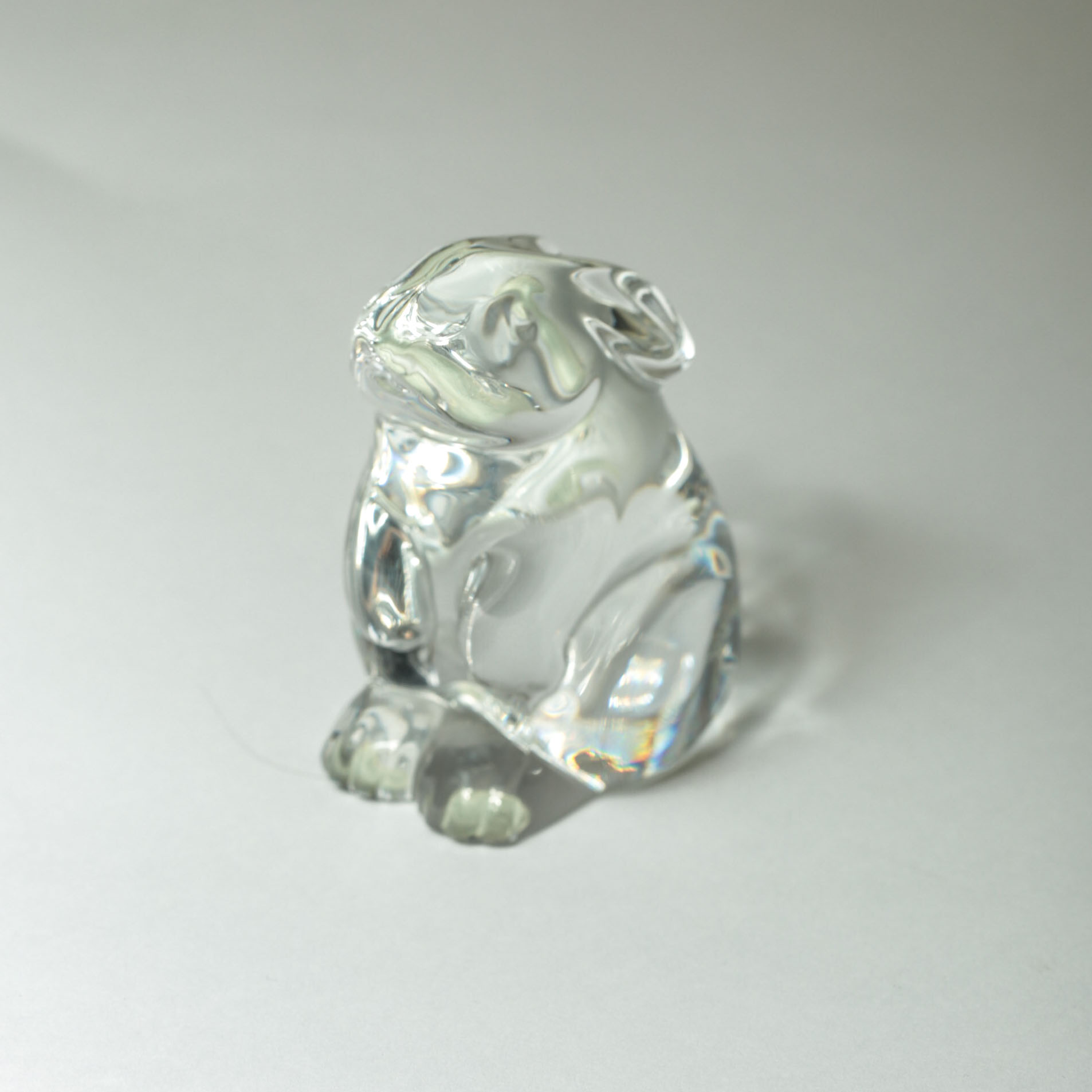 Baccarat Crystal Rabbit Figurine