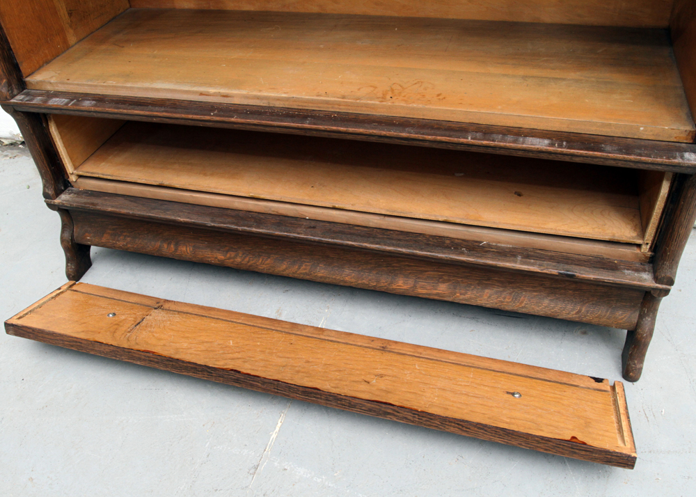 Antique Tiger Oak Barrister Bookcase