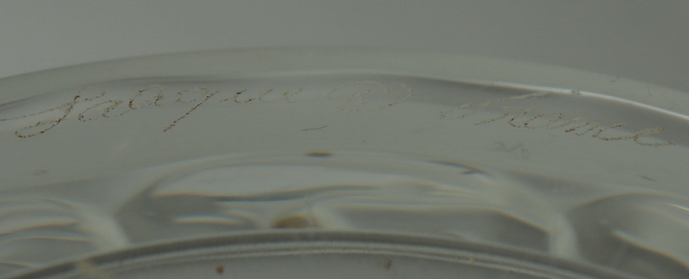 Vintage René Lalique Crystal Swan Trinket Box