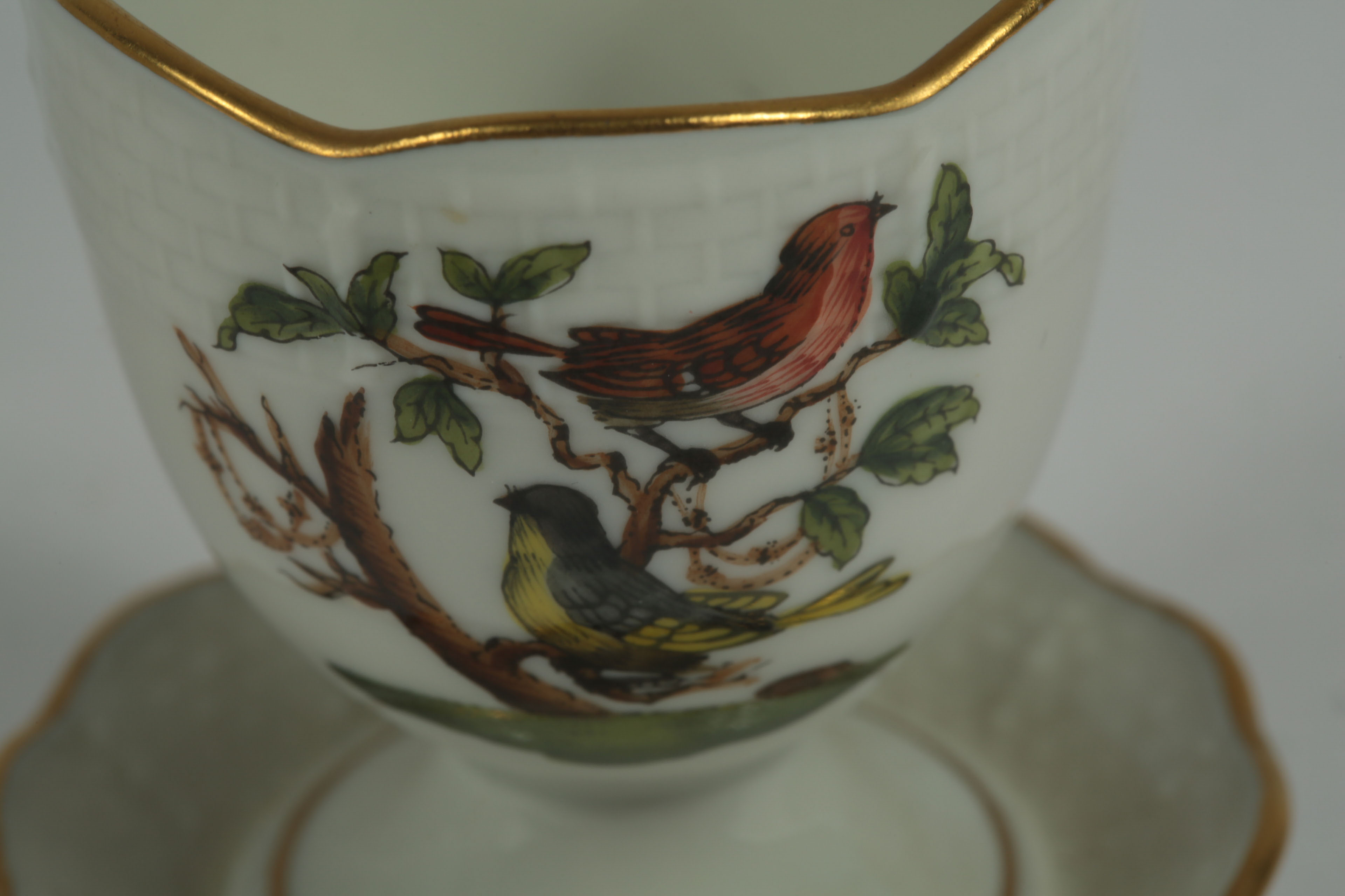 Herend Hungary "Rothschild Birds" Porcelain Decor