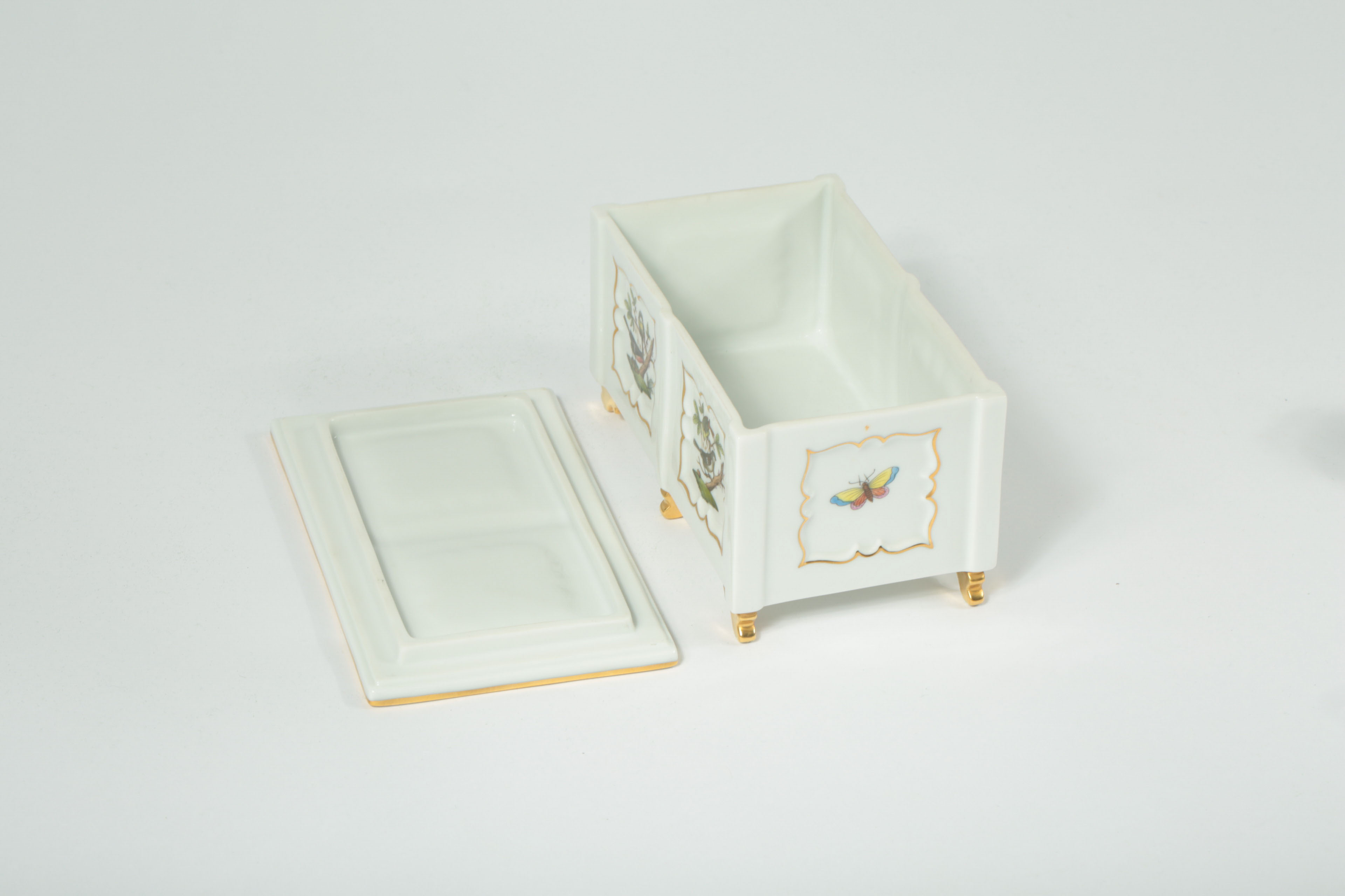 Herend Hungary "Rothschild Birds" Porcelain Decor