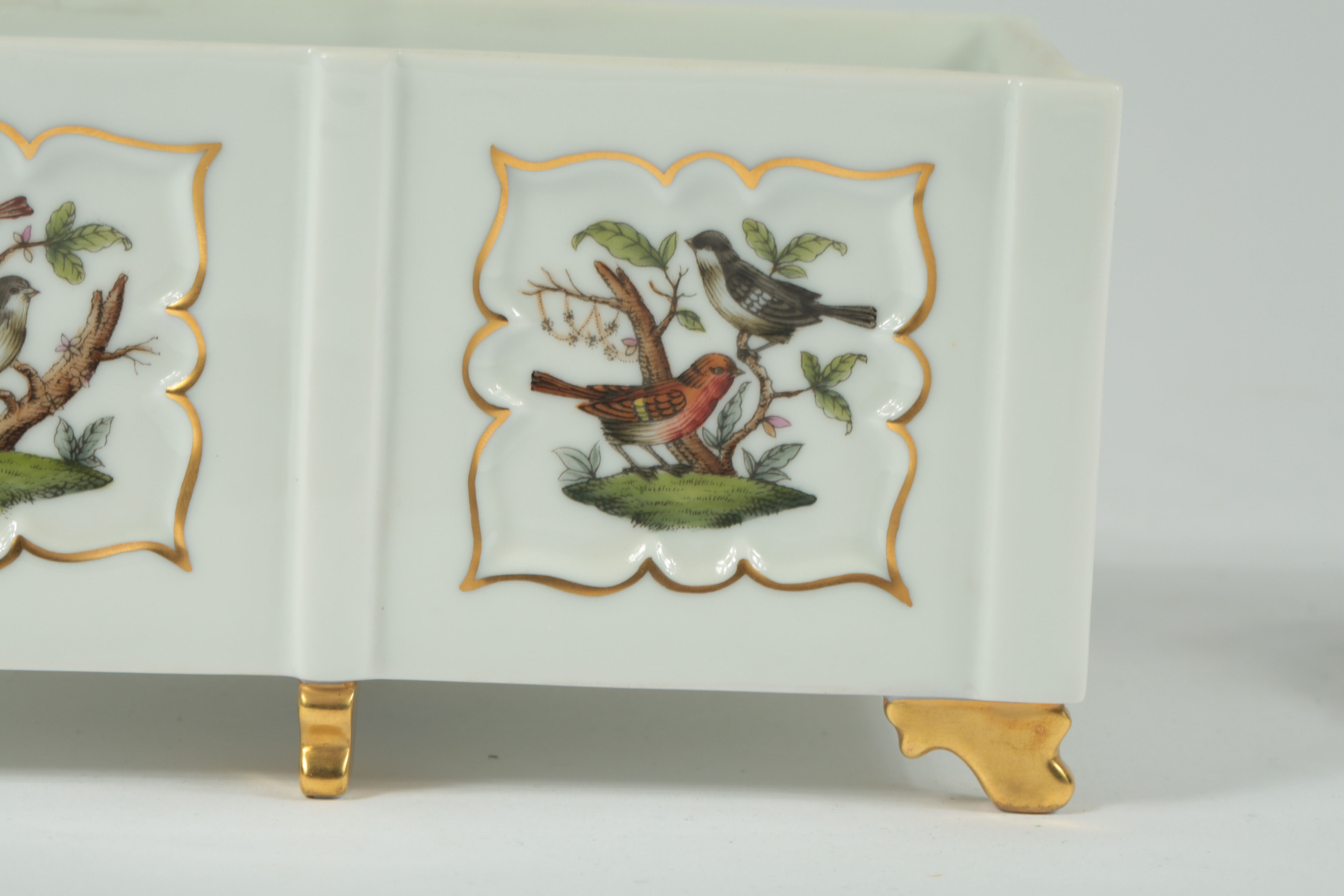 Herend Hungary "Rothschild Birds" Porcelain Decor