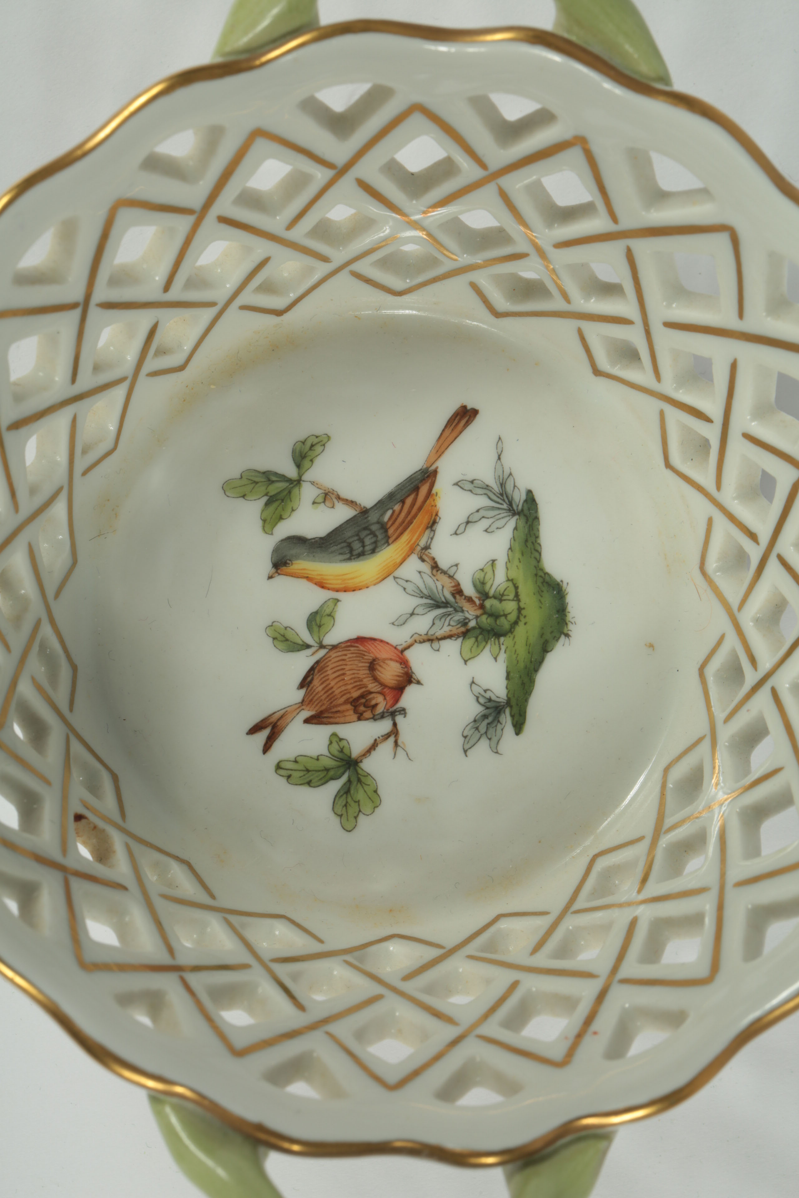 Herend Hungary Hand-Painted Porcelain Bowl
