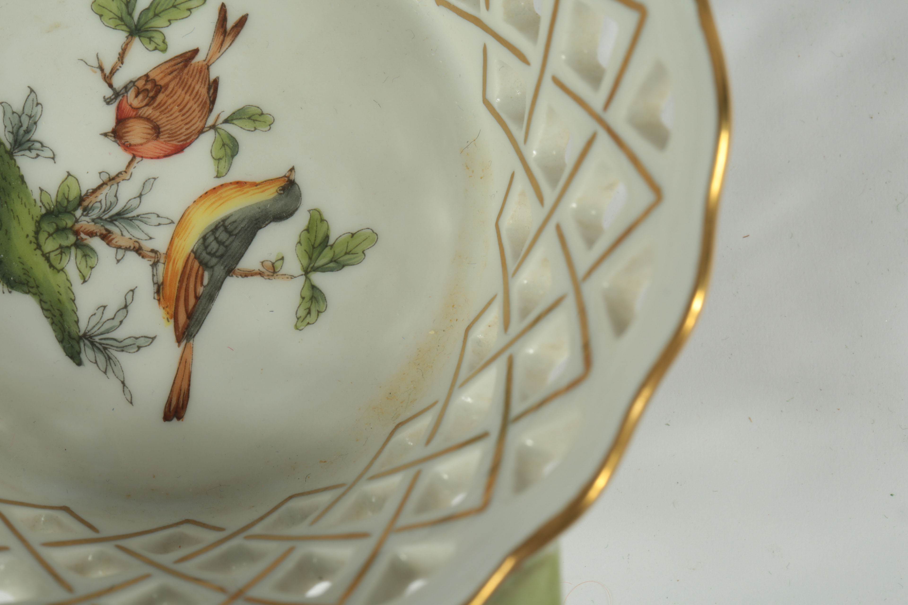 Herend Hungary Hand-Painted Porcelain Bowl
