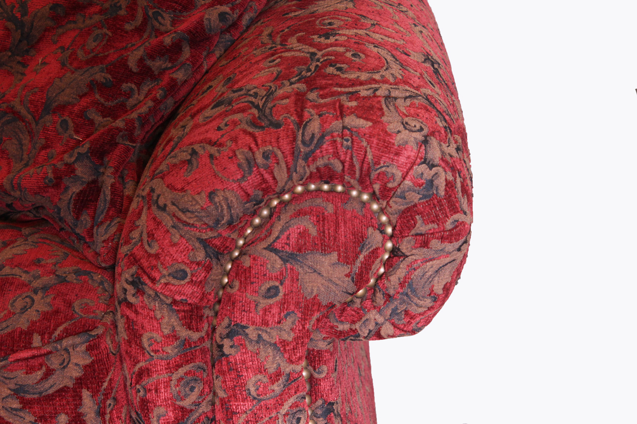 Damask Patterned Sofa by Bernhardt Furniture Co.