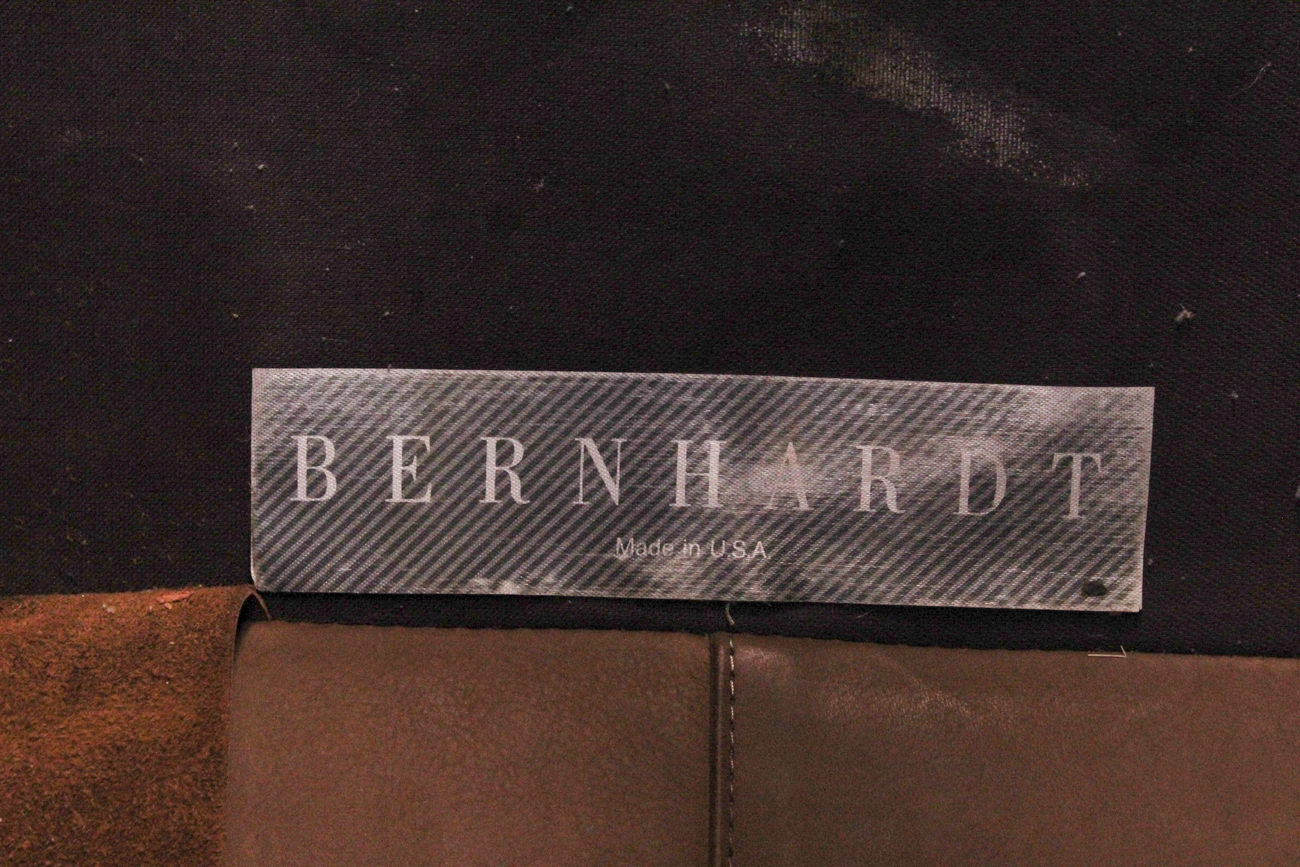 Tan Suede Sofa by Bernhardt Furniture Co.