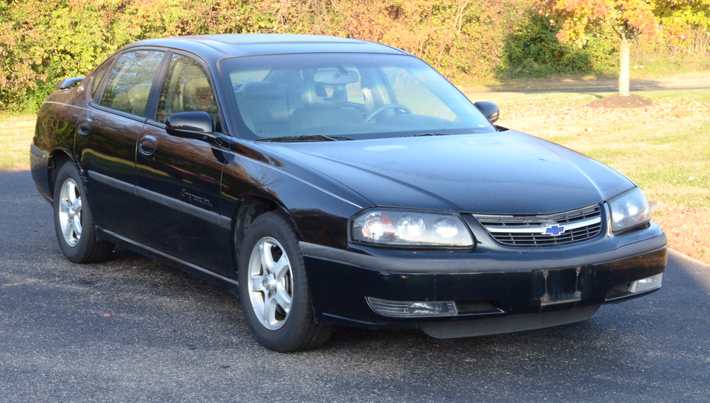 2003 Black Chevrolet Impala LS Sedan
