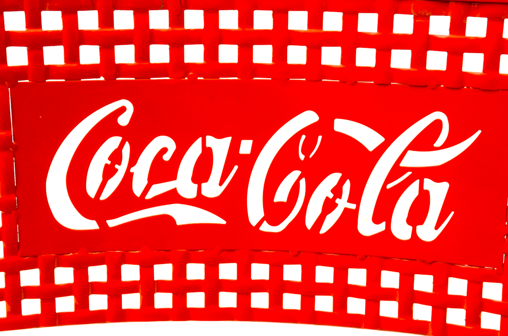 Coca-Cola Metal Folding Chair