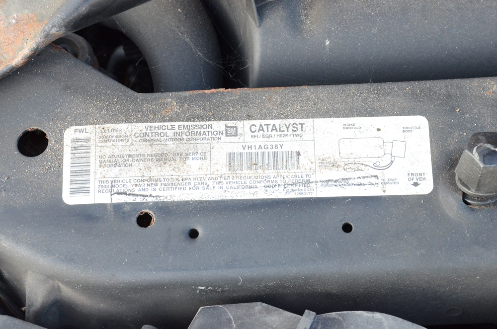 2003 Black Chevrolet Impala LS Sedan