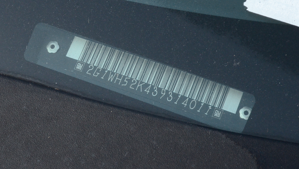 2003 Black Chevrolet Impala LS Sedan