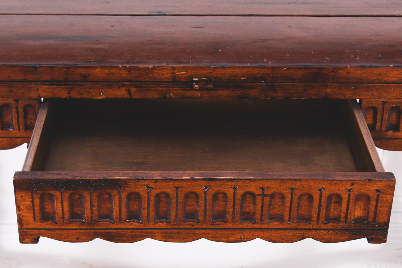 Walnut Drop-Leaf Table