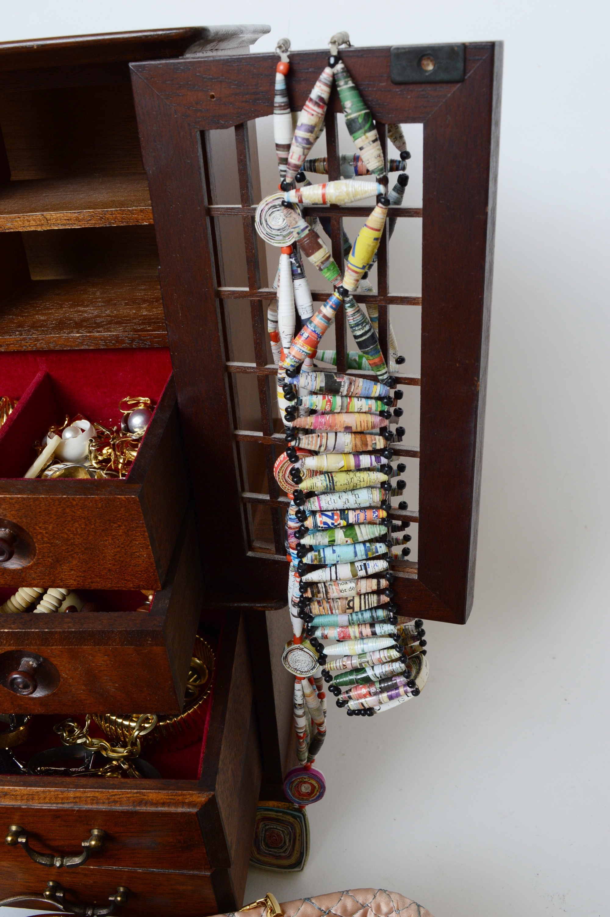 Costume Jewelry and Jewelry Box