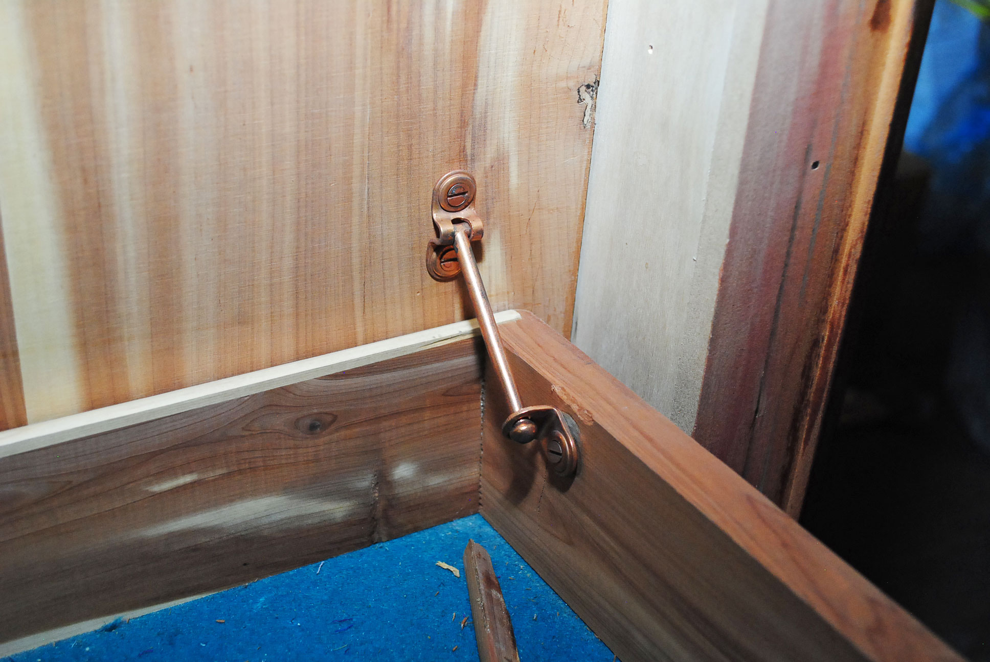 Vintage Art Deco Style Waterfall Cedar Chest