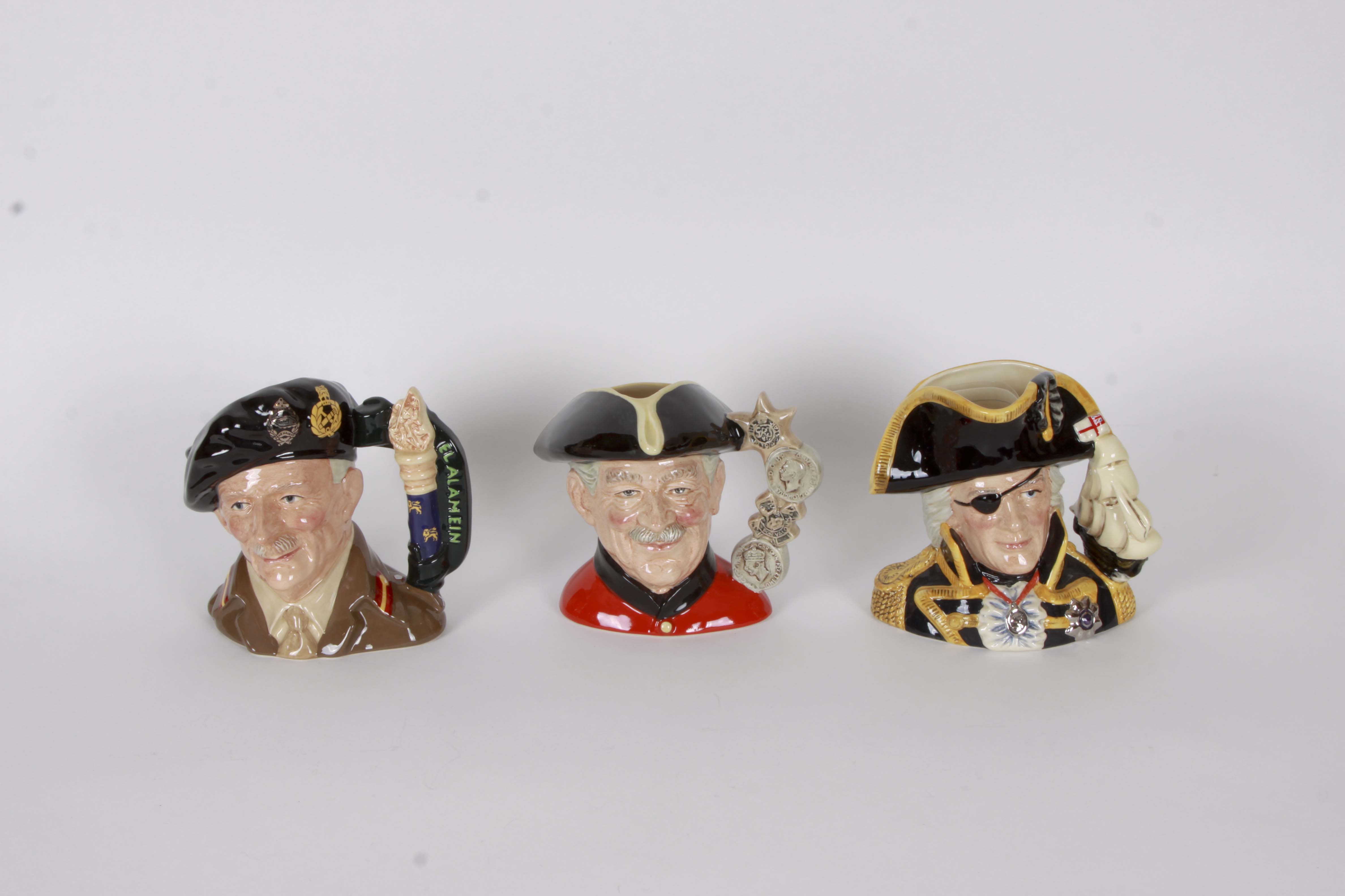 Vintage Royal Doulton Military Themed Toby Jugs