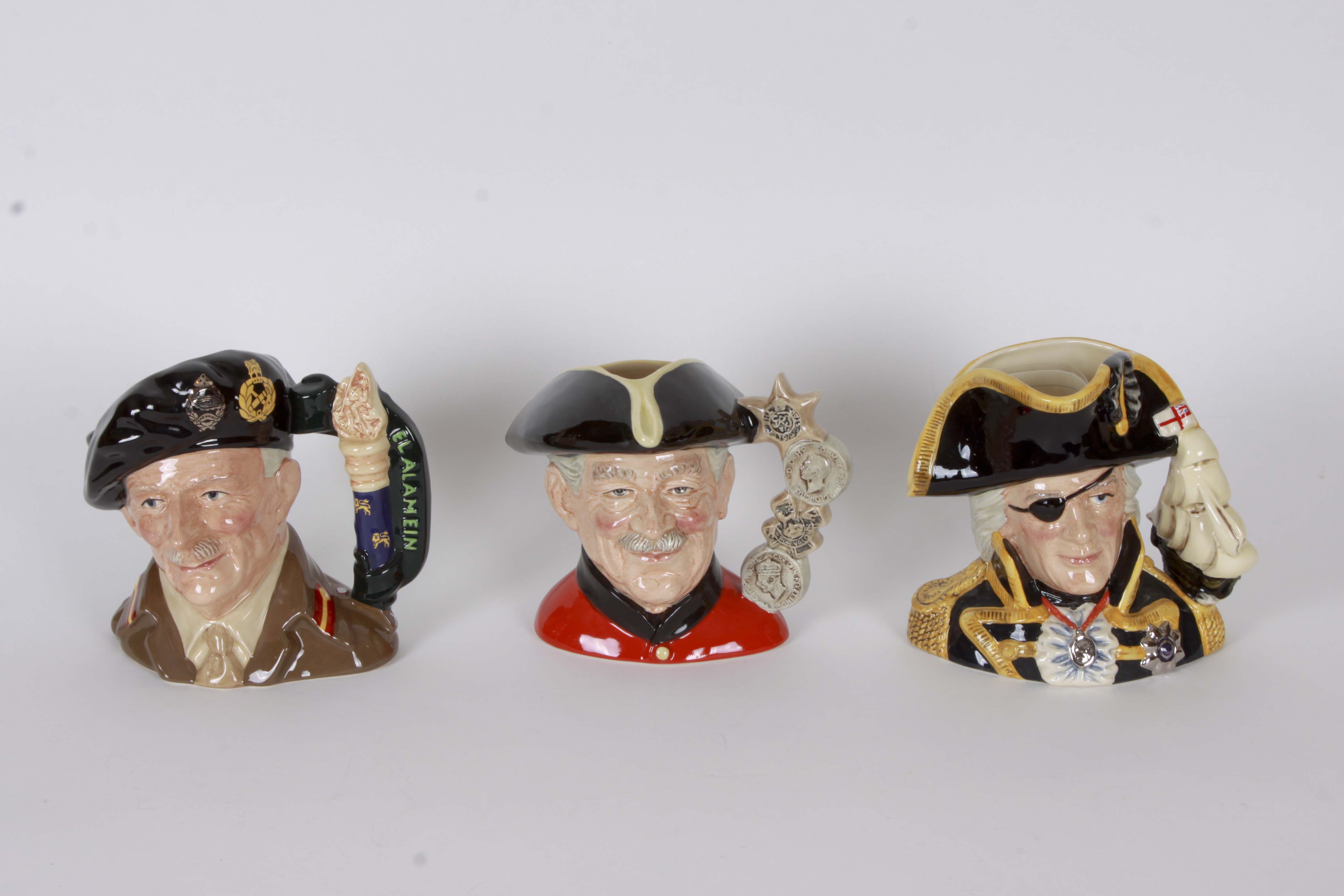 Vintage Royal Doulton Military Themed Toby Jugs