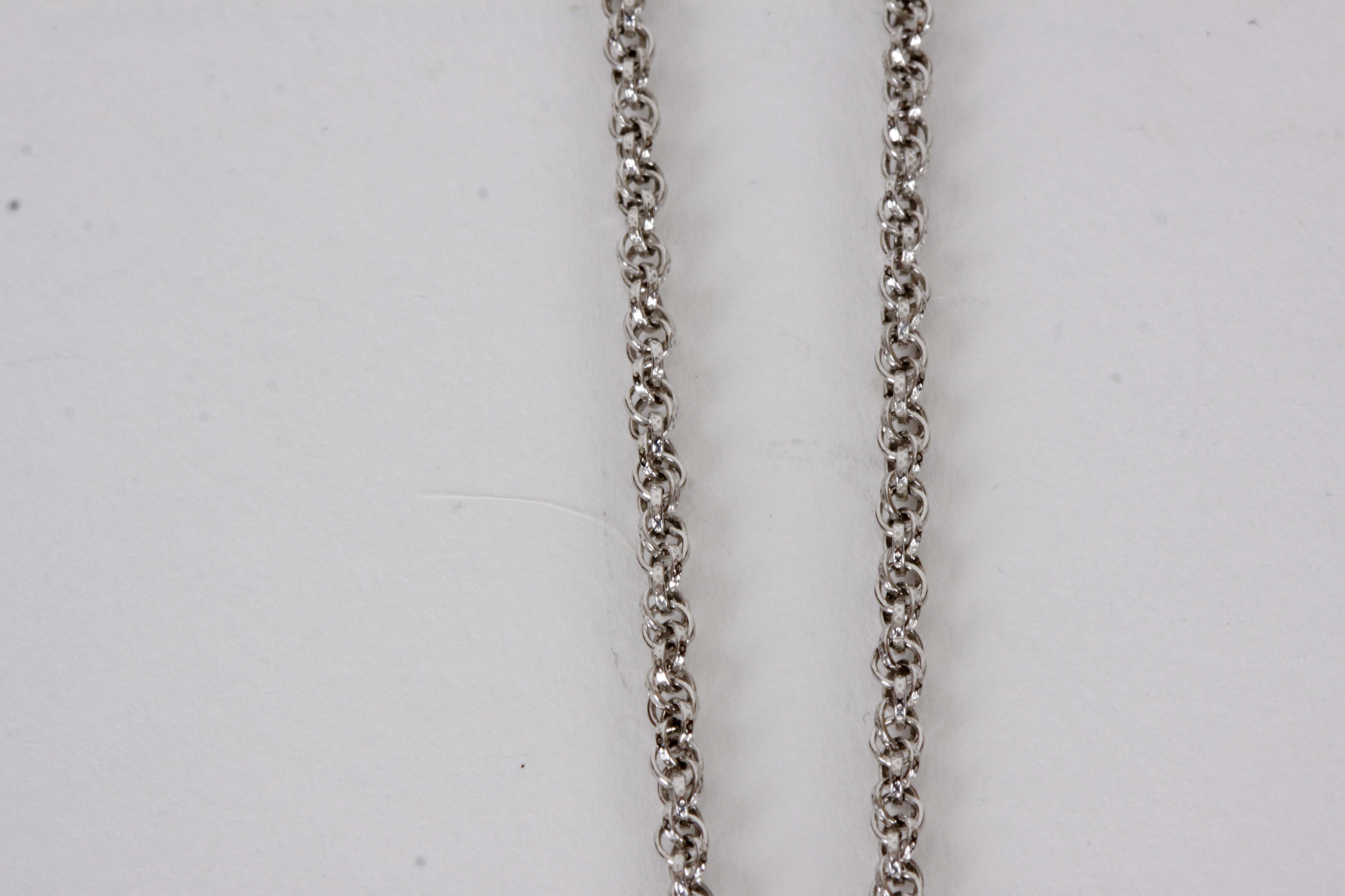 Sterling Silver Coin Bracelet and Pendant Necklace