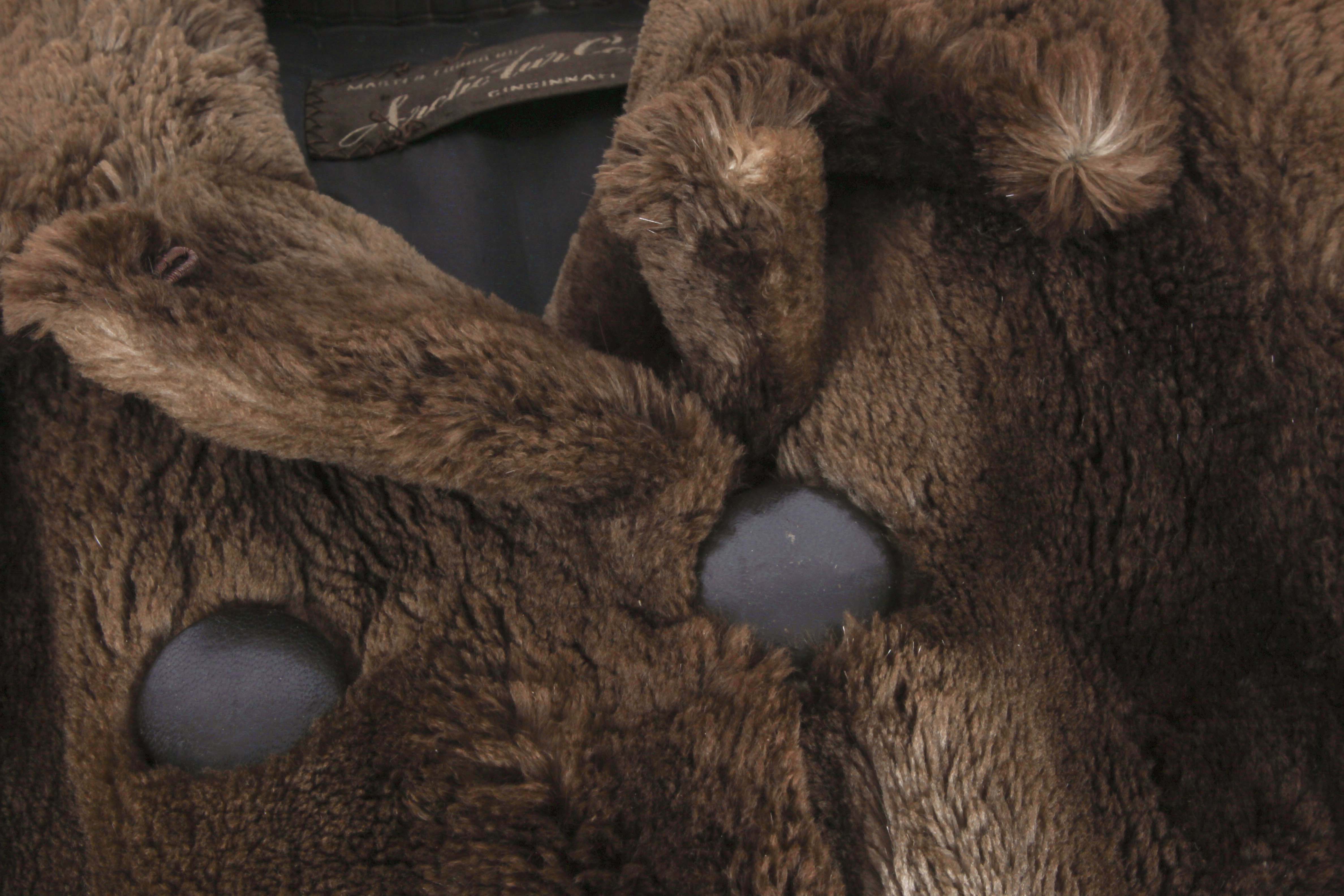 Vintage Sheared Beaver Fur Coat