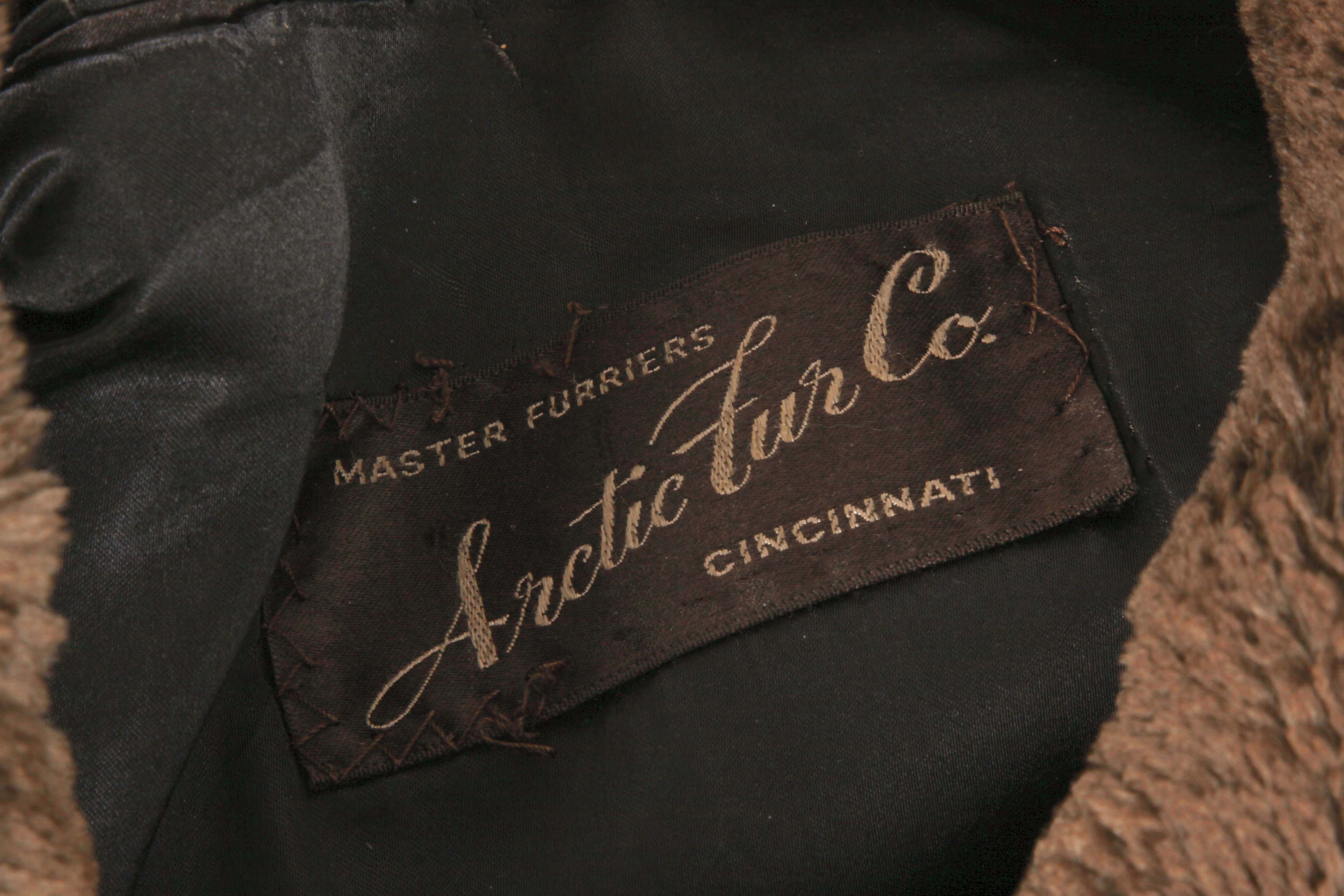 Vintage Sheared Beaver Fur Coat