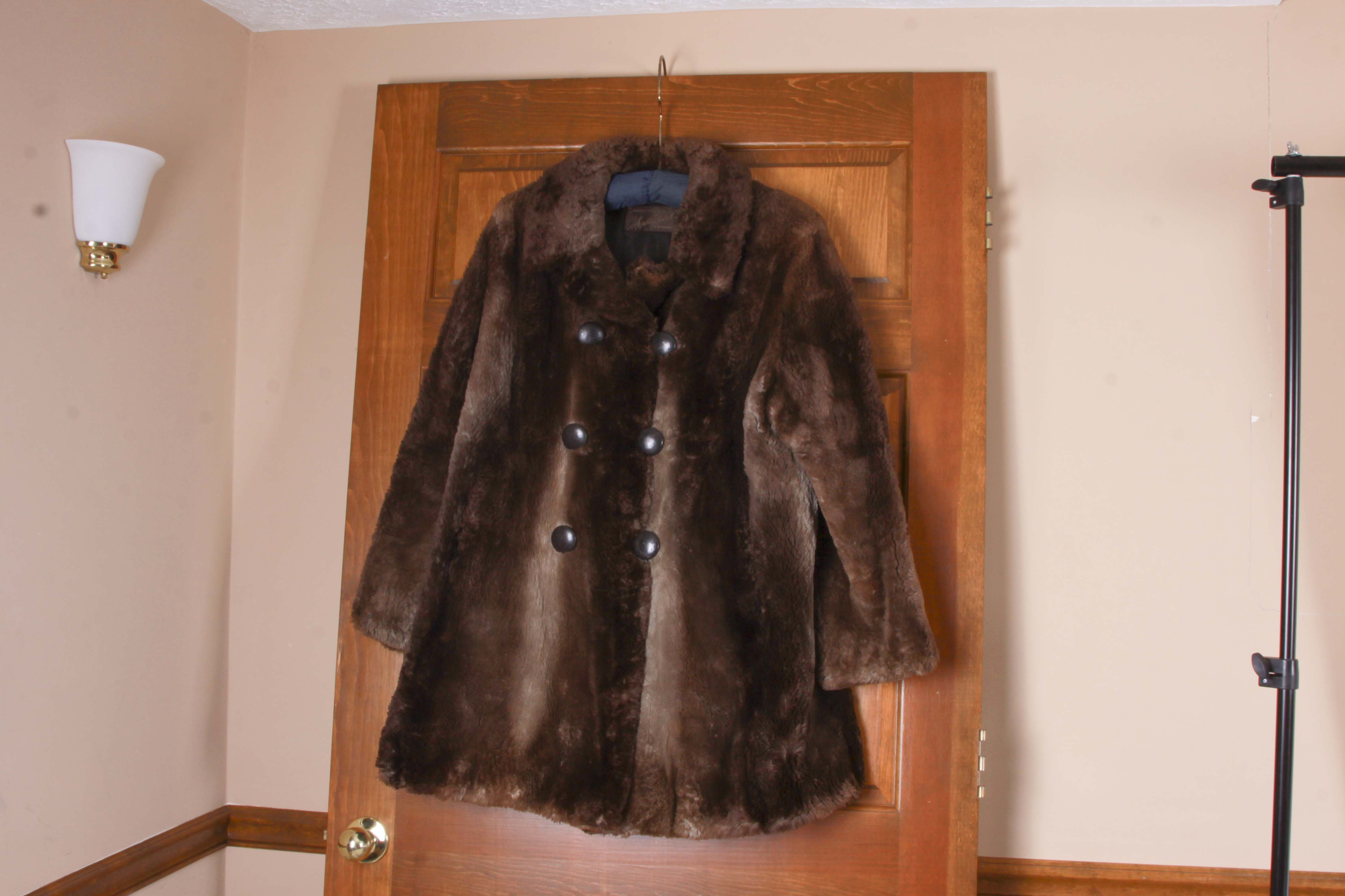 Vintage Sheared Beaver Fur Coat