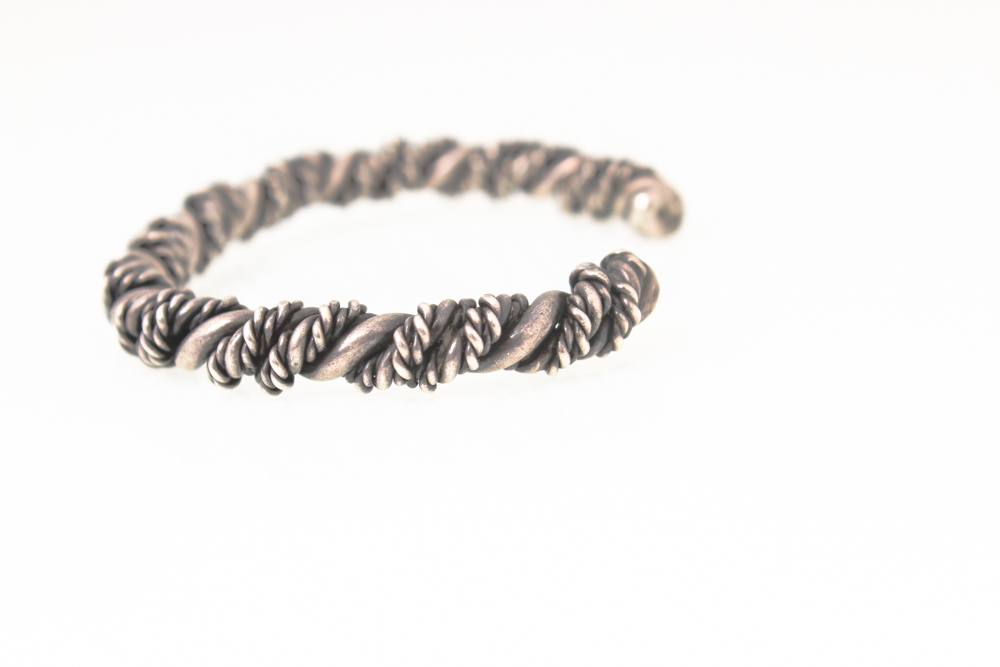 Silver Tone Cuff Bracelet