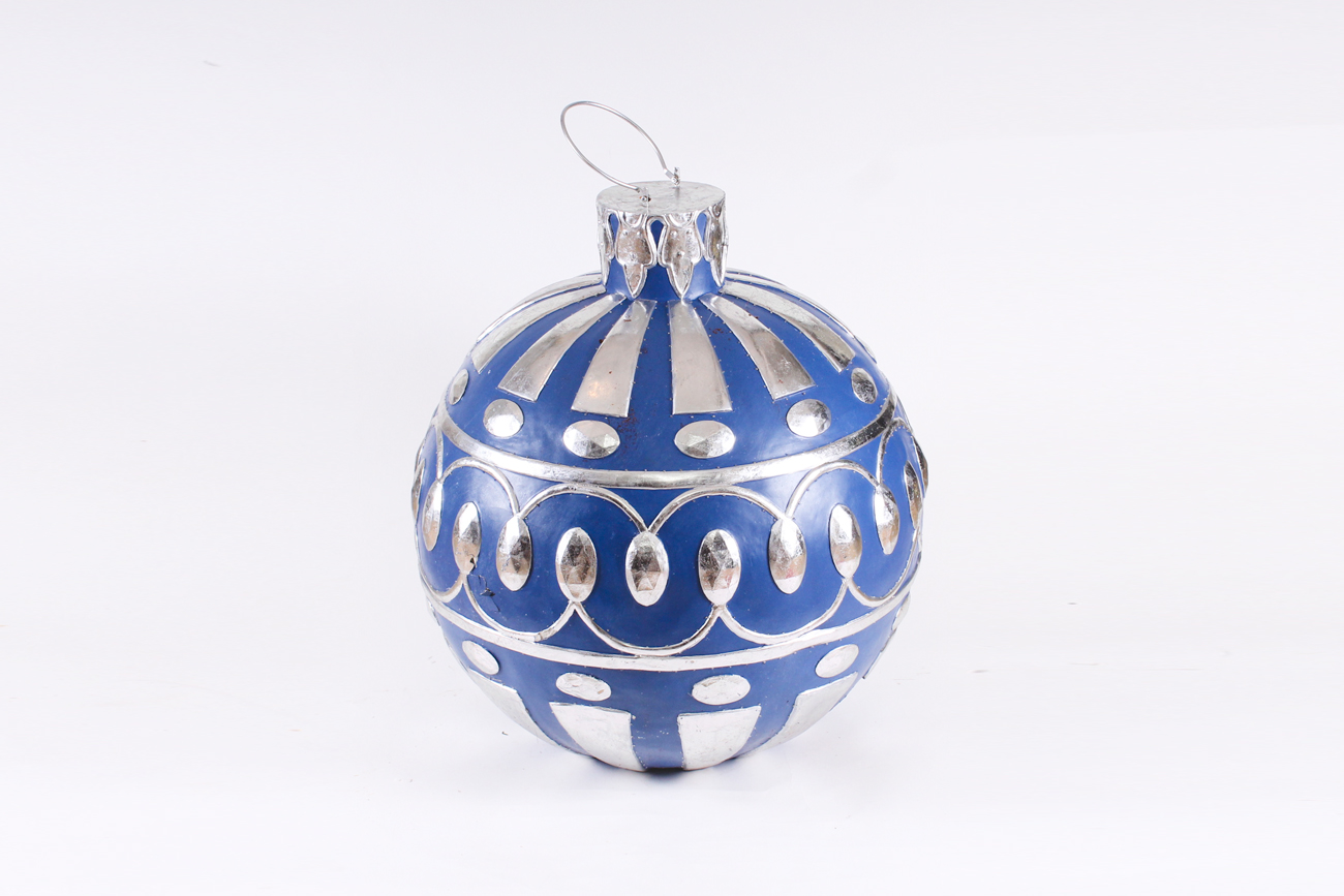 Metallic Silver Accented Yard Ornaments by Frontgate