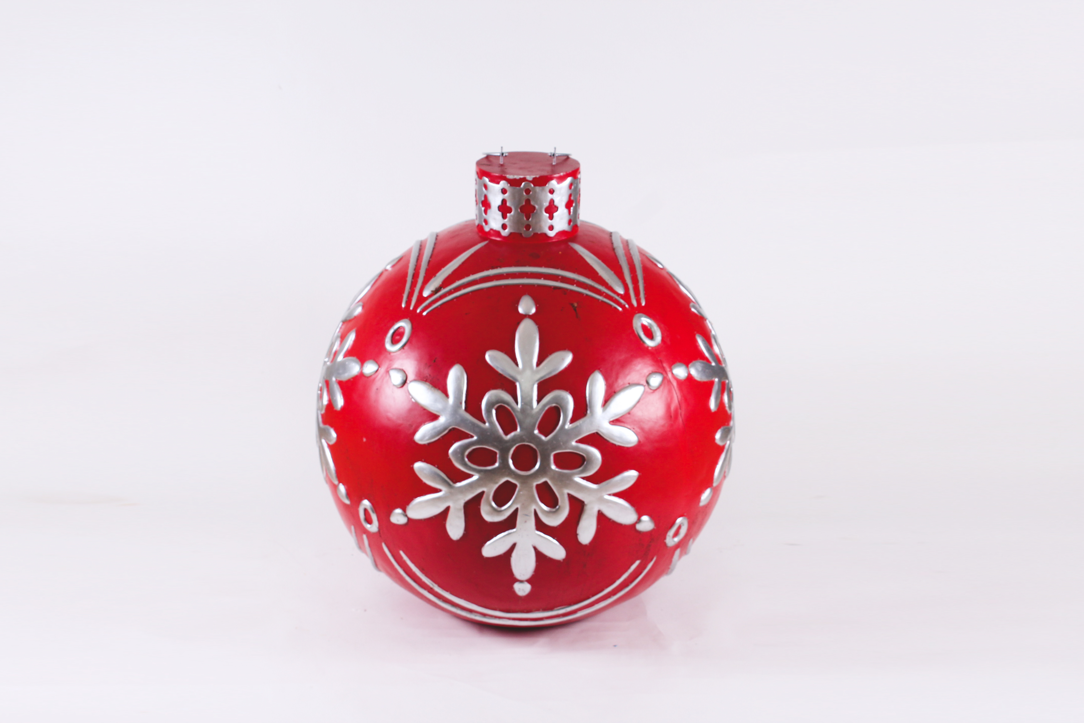 Metallic Silver Accented Yard Ornaments by Frontgate