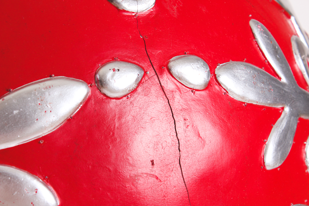 Metallic Silver Accented Yard Ornaments by Frontgate