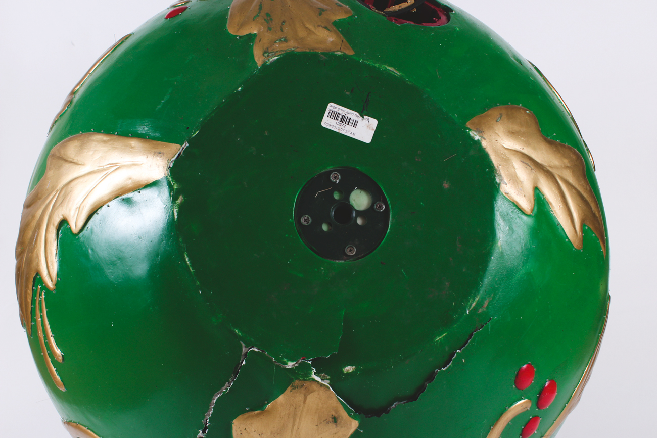 Metallic Gold Accented Yard Ornaments by Frontgate