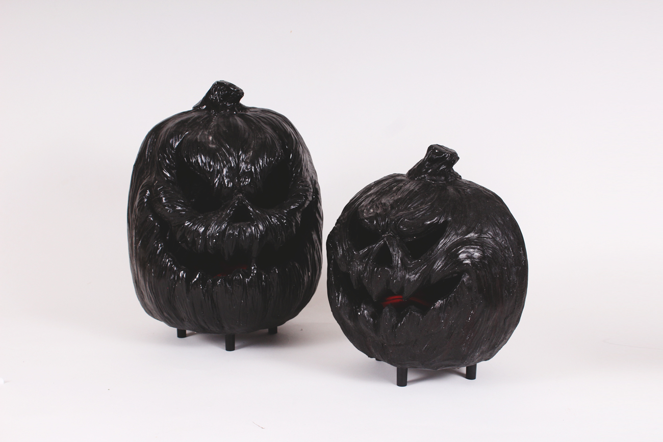 Grouping of Ghoulish Halloween Decor