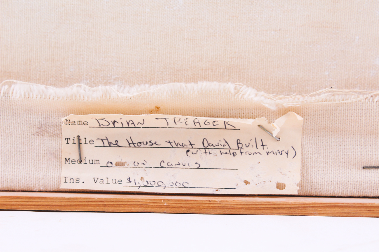 Pair of Vintage Brian Traeger Oil on Canvas Paintings