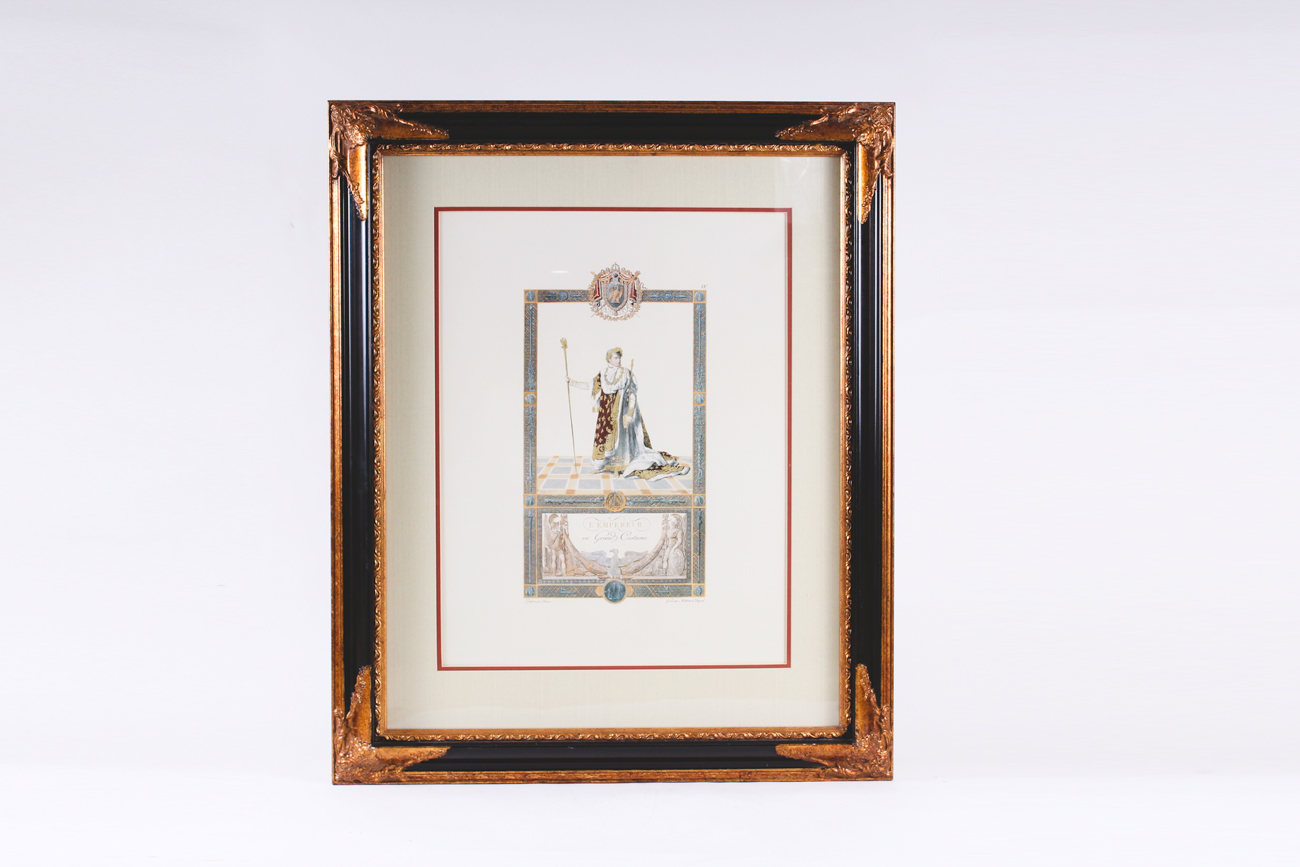 Pair of Framed Offset Lithographs after Pierre Audouin
