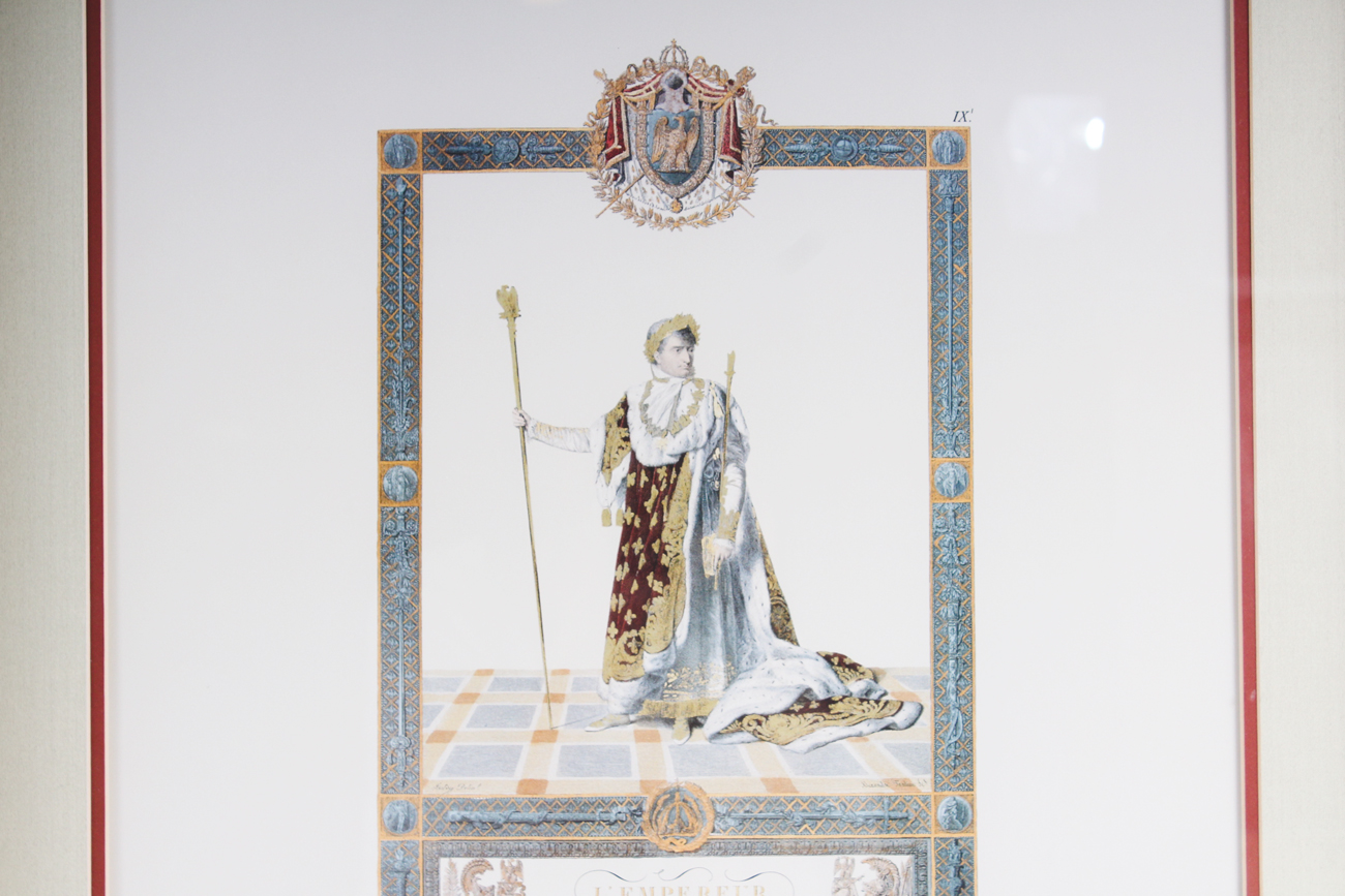 Pair of Framed Offset Lithographs after Pierre Audouin